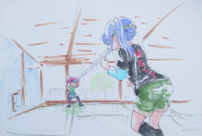 ゴムの日の鹿角姉妹。 