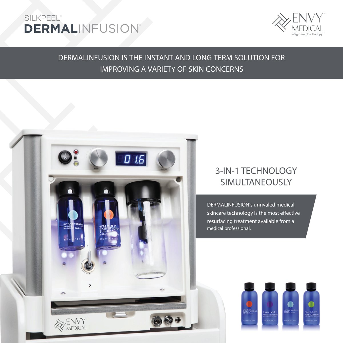 redomarketing's tweet photo. The SilkPeel® Dermalinfusion skin care procedure is design to improve the appearance of patient’s skin with just one or a series of treatments. The procedure takes about 30 minutes, does not cause #pain, and does not require any #downtime.

#RedoMarketing #RedoMarketingMalaysia https://t.co/VYyUNSxvnu