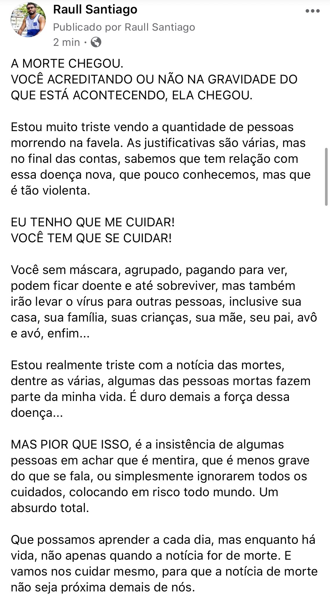 Por que você acha que mais e mais pessoas estão acreditando em