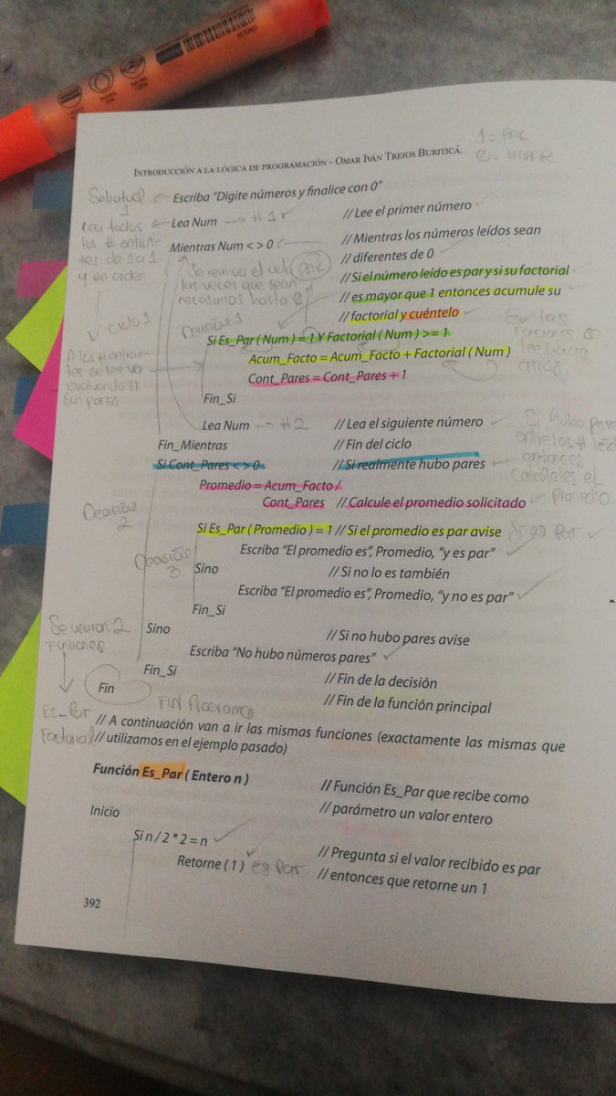 SergioAraqueB's tweet image. 9pm: Me encantan los algoritmos
Me encantan los algoritmos
Me encantan los algoritmos
Me encantan los algoritmos
Me encantan los algoritmos
Me encantan los algoritmos
5am: Me encantan los algoritmos
#LógicadeProgramación
#Algoritmos
#Funciones