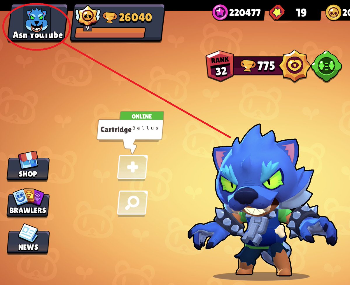 Code Ashbs On Twitter Werewolf Leon Skin - leon brawl stars werewolf leon