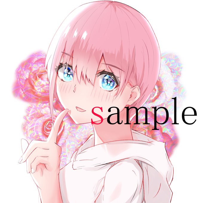 よはくさんがTwitterに投稿した中野一花(五等分の花嫁)のイラスト。