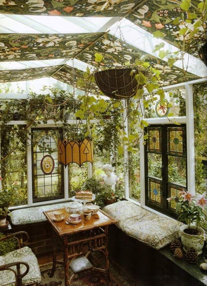One day I’ll have a greenhouse I can have tea parties in