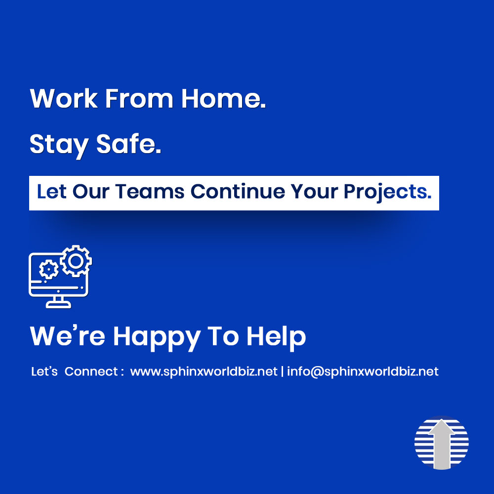 sphinxworld_biz's tweet photo. Work From Home Stay Safe & Let our Team continue your projects.
#teamwork #virtualresource #sphinxworldbizltd #connectingpeople #linkedinmarketing #odc #offshoredevelopment #outsourcing #workfromhome #workcangoon https://t.co/JnZKQ7ax4K