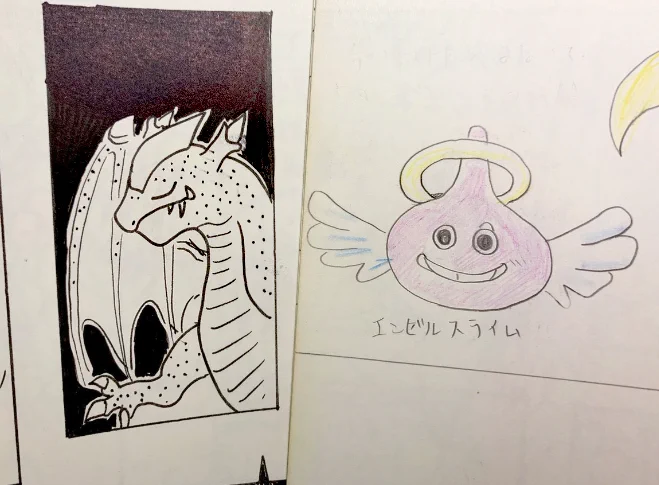 19年前(中学生の頃)の絵を見つけたので今の自分の絵と並べてみました。もしもタイムマシンがあったら当時の自分に見せてあげたい 