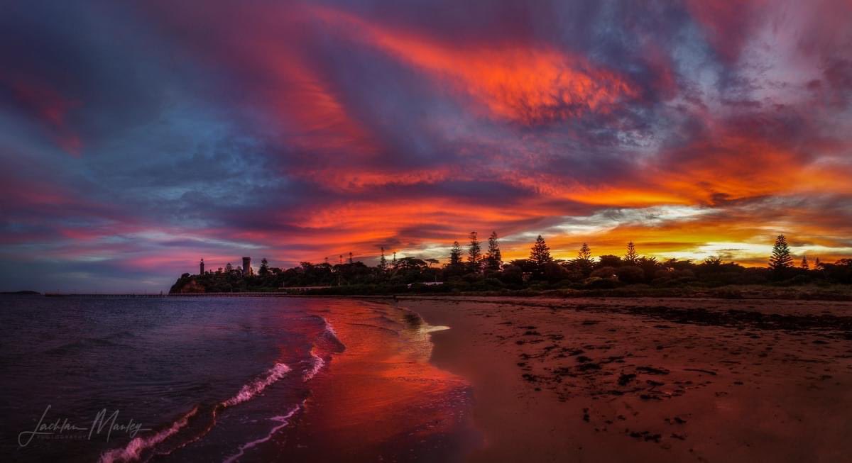 LachManleyPhoto's tweet photo. Queenscliff's Black Lighthouse under tonights colourful sunset. #sunset #photography #isolation  #prophotographer #beautifuldestinations #beautifulaustralia #coastalliving #beautyaddiction #queenscliff #proshots #proshoot #localbusiness #ig_captures https://t.co/lSpybrcoAZ