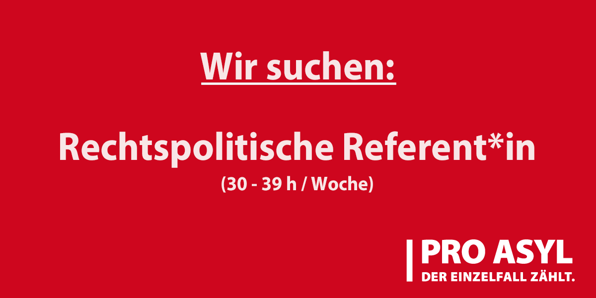 ProAsyl's tweet photo. Juristische Ausbildung und fundierte Kenntnisse im deutschen & europäischen #Asylrecht? Dann freuen wir uns über Bewerbungen! 👩🎓😊
https://t.co/TqqgqiDyjA
#jobsuche #frankfurt #jobs4good https://t.co/p5PTRylnxU