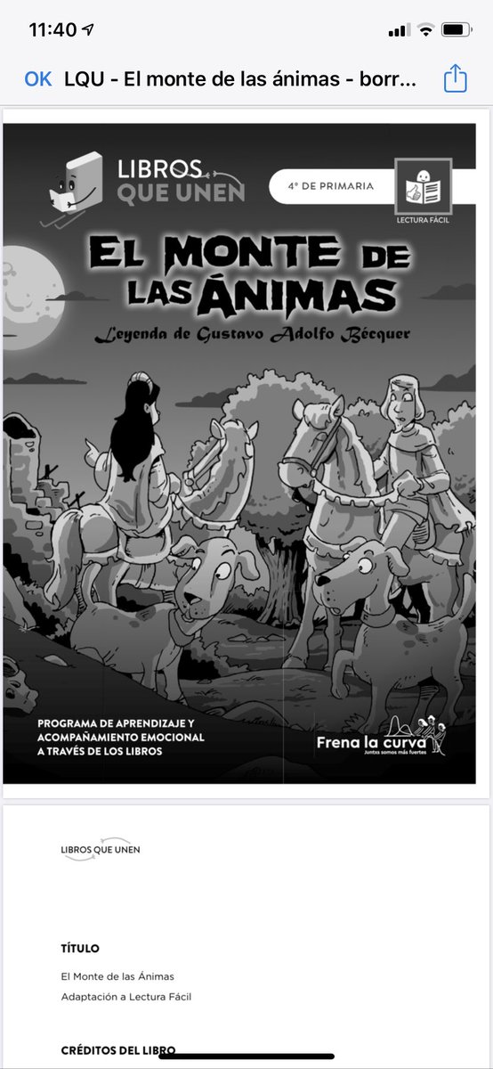 Os invito a que visitéis la web de ‘Libros que unen’ librosqueunen.org el trabajo de maestros, ilustradores, adaptadores... está siendo increíble. Pronto los 7 libros adaptados. Sigan a <a href="/QueUnen/">LibrosQueUnen</a>