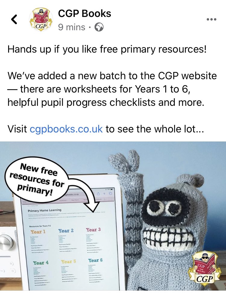 🎉#FREE primary resources from <a href="/cgpbooks/">CGP Books</a> 📚 #edutwitter #teacher #primary #loveafreebie