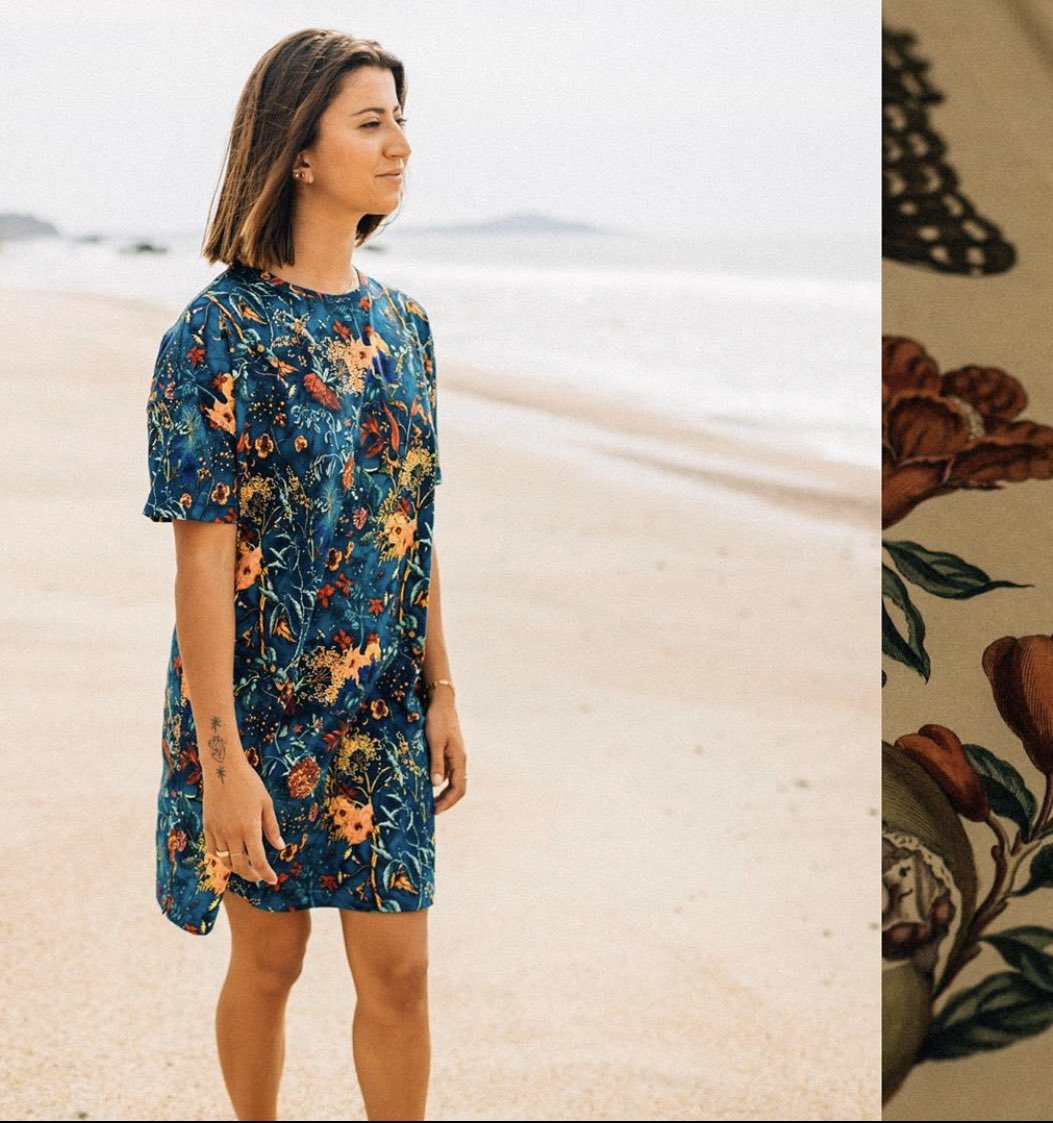 theConcaveCo's tweet photo. Inspired by the works of naturalists Maria Sibylla Merian &amp; #CharlesDarwin, the @NHM_London collaborates with #sustainable clothing brand @finisterreuk with their shared vision of #sustainability for the future, and a passion to protect the seas for generations to come. 
💚💙 https://t.co/68HeemxSWn