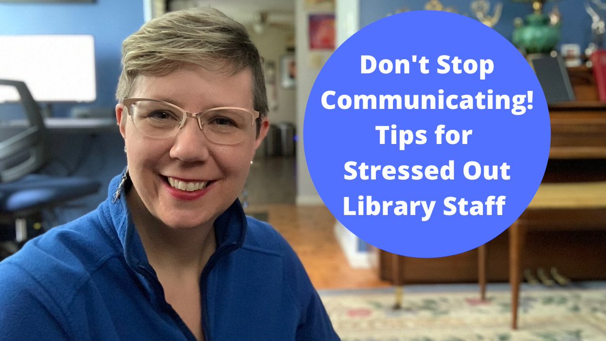 webmastergirl's tweet image. Please Don&apos;t Stop Communicating! Tips for Handling Library Promotion Overload During a Crisis: bit.ly/2YGK4Zs

#LibraryPromotion
#LibraryMarketing
#librarytwitter