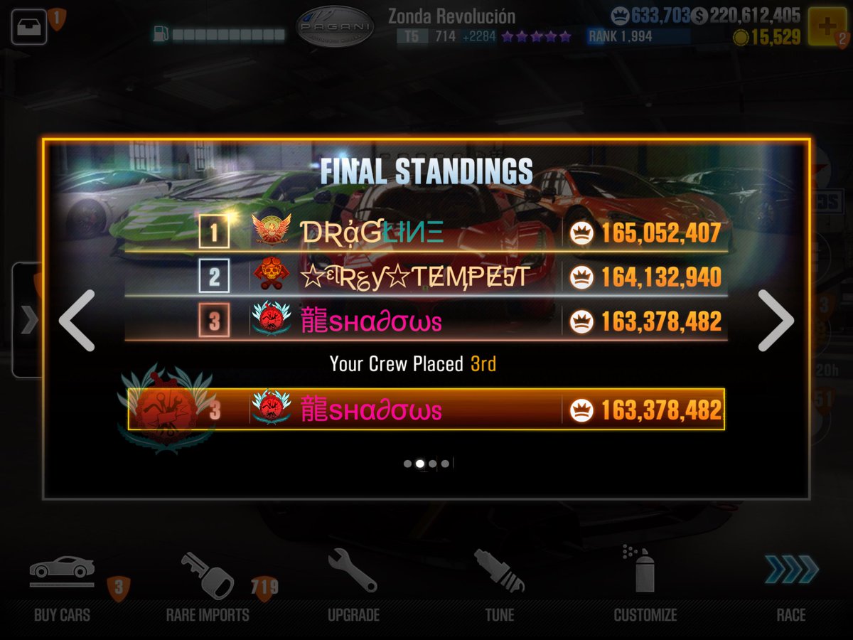 WildWolfCSR2's tweet photo. Season 100 😁 @CSRRacing #CSRRacing https://t.co/AkKTwEeaZH