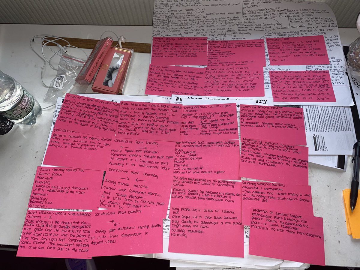 AcademyStNics's tweet photo. Year 9 student Bonnie has been creating revision flash cards for Unit 1 in #Geography
Mr Robinson “Fantastic amount of effort to create high quality revision materials”
#PersonsalBestNoExcuses
#homelearning https://t.co/jEpabSAcE9