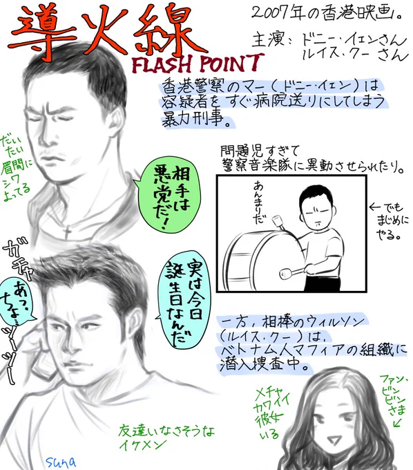 ドニー・イェンさんの映画にはまっているので導火線の感想を描きました。 #映画感想 