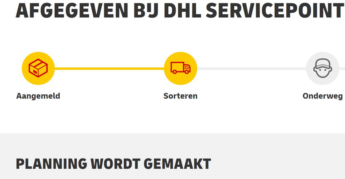 sanderkox's tweet photo. @DHLNL Goedemorgen DHL, ik verwacht een pakket die al sinds maandag op de status "planning wordt gemaakt" staat, kunnen jullie kijken wanneer hij geleverd wordt? https://t.co/YseEGEIO38