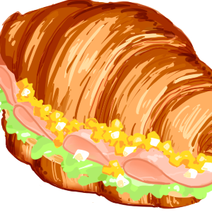 クロワッサンサンドのtwitterイラスト検索結果 古い順