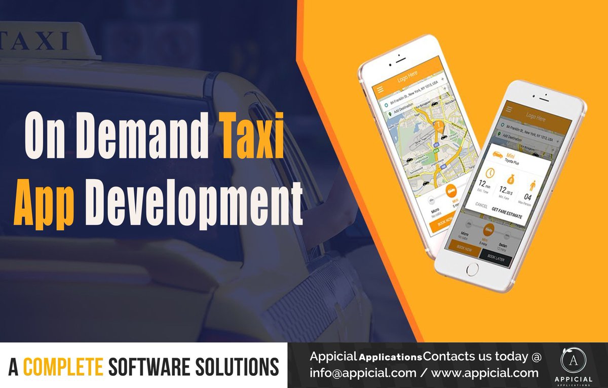 appicial's tweet photo. We offer the best pricing during uber clone On Demand Taxi App Development keeping in mind the budget constraints for small and midsize organizations, without hampering product quality.
https://t.co/En4dCUc2lO
#OnDemandTaxiAppDevelopment #taxiappsourcecodedevelopment #taxiapp https://t.co/tfDKXnq5dW