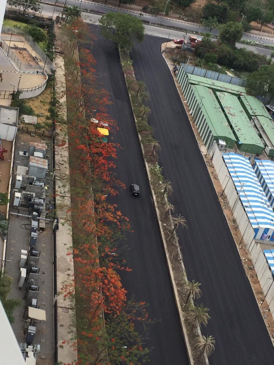 pardeepsahu's tweet photo. @KTRTRS @arvindkumar_ias @HMDA_Gov @GHMCOnline Many many thanks to @KTR Garu and all officials who helped us in laying the beautiful road , it will be a great relief for all celestia residents 🙏🙏 https://t.co/tRpxb019nO