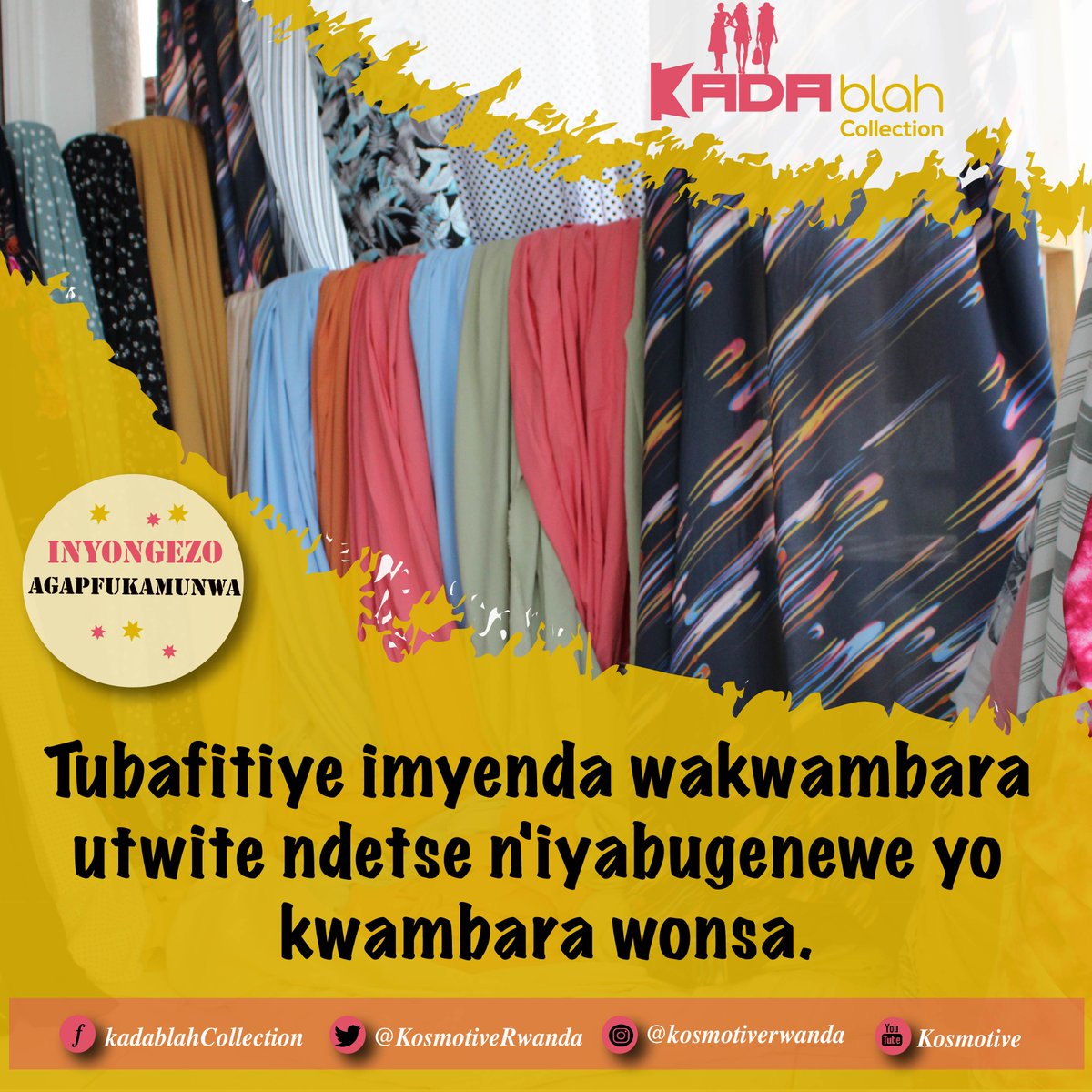 KosmotiveRwanda's tweet photo. Kubakeneye imyenda murararitswe.
#KadablahCollection https://t.co/nrclWgsVqn