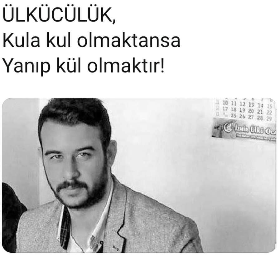 #FıratYılmazCakıroğlu. ülkücüluk Kula kul olmaktansa Yanip kül olmaktir...!