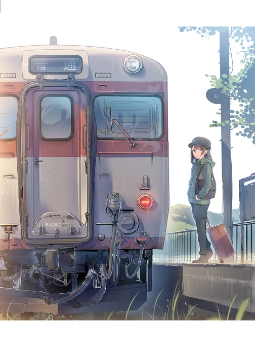 鉄道と女の子 いいよね… 