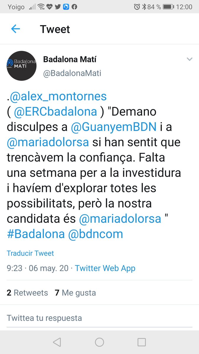 El Sr. <a href="/alex_montornes/">Alex Montornès</a> quiso dar clases de democracia interna a otras organizaciones, pero parece que la clase magistral se la ha llevado él. Respondiendo eso sí, con subordinación total y absoluta a las decisiones verticales de <a href="/Esquerra_ERC/">Esquerra Republicana</a> #Badalona