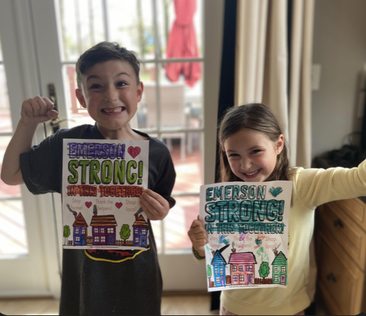 EmersonSupt's tweet photo. Damiano and Mia D. starting off our Wednesday with some big #EmersonStrong Flex Energy!
Well done!
#GoCavos https://t.co/RU28dlhiJ2