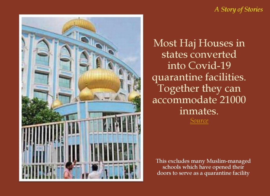 Most  #Haj Houses in states converted into  #COVID19 quarantine facilities via  @TOIIndiaNewsMore here :  https://bit.ly/3b3NsQI 