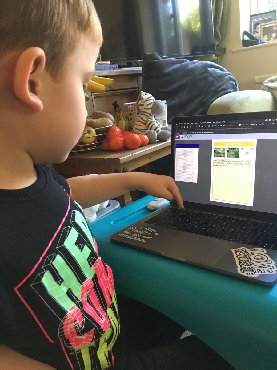 samkersley's tweet photo. @OWPSelephants Logan is retelling the story of Red Riding Hood https://t.co/rivJax5Ds8