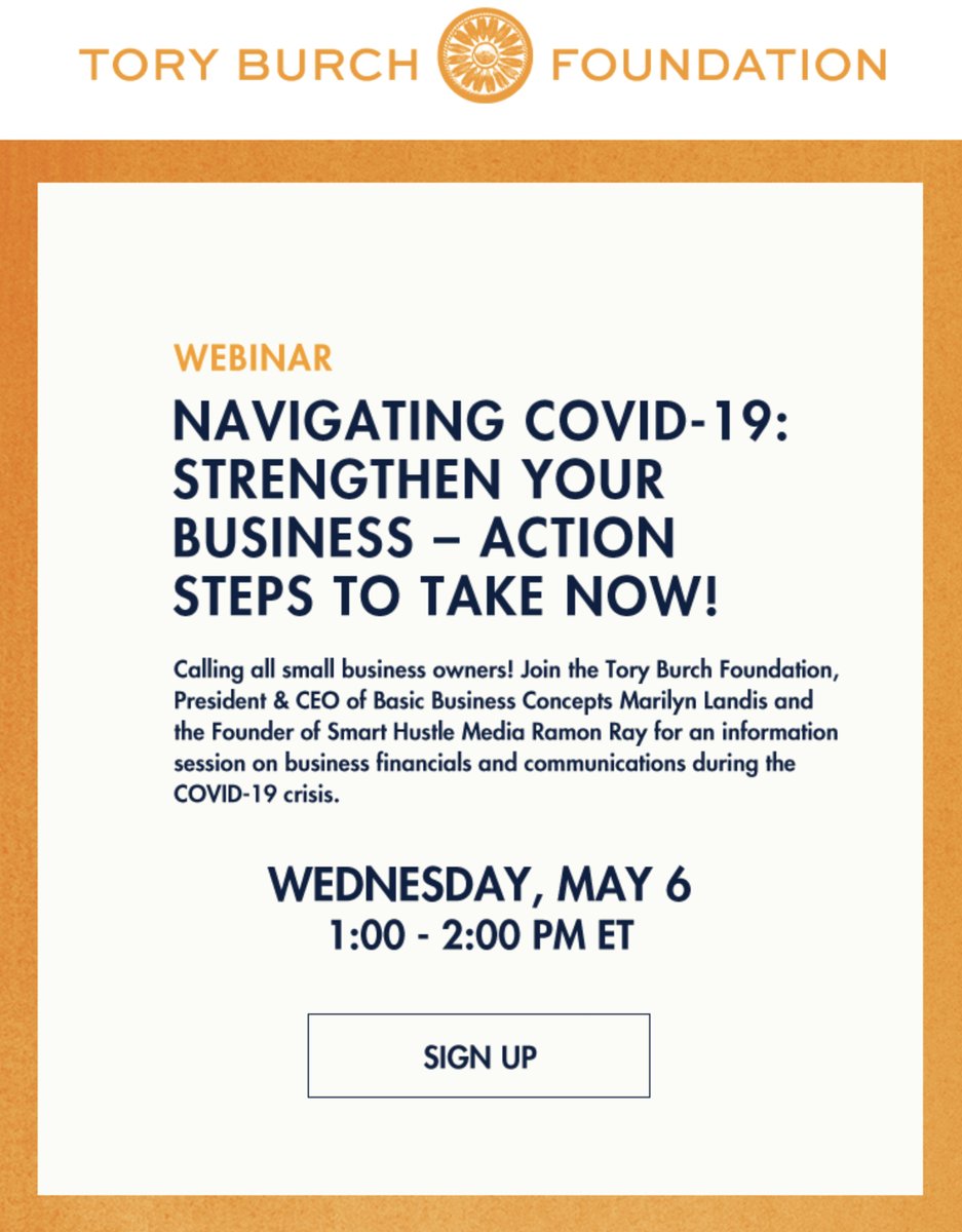 ASIDNYUCE's tweet photo. Some great webinars happening later this afternoon.  Don’t forget to register!
#business #stayhome #covid19 #webinar #interiordesign 
“Navigating Covid-19: Strengthen your Business - Action Steps to Take Now!”
@ToryBurchFdn 
1:00-2:00pm
https://t.co/m7Yn7lSHFZ https://t.co/SOh0lVZxvr