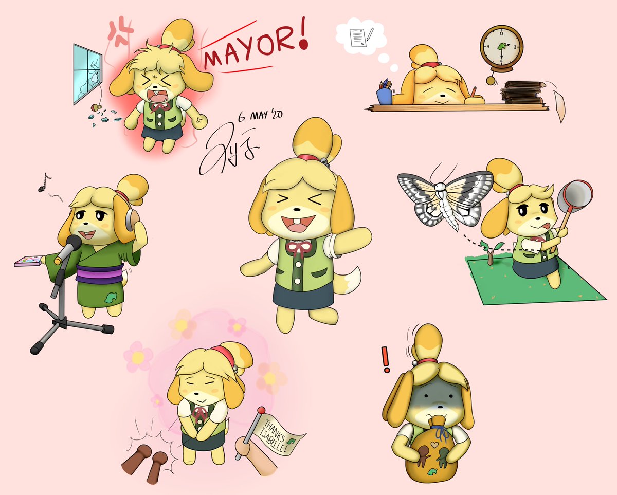 StarSpurt's tweet photo. #AnimalCrossing #isabelle 
I think that's enough Isabelle for this week. https://t.co/NvTwpqyGA7