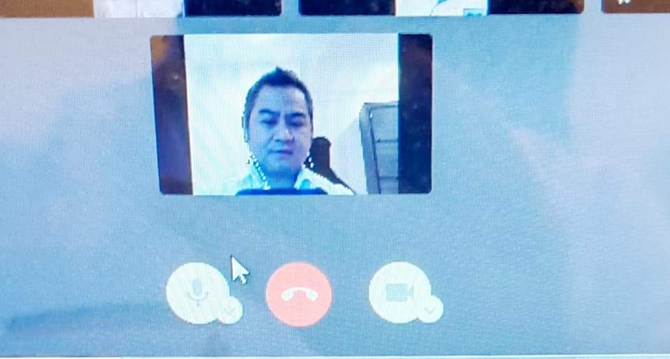 FelixJSaang's tweet photo. Buat pertama kalinya, Exco Pemuda UPKO Pusat mengadakan Mesyuarat Penuh melalui Video Conferencing. Syukur, mesyuarat berjalan lancar. Pelbagai isu penting &amp; kritikal telah dibincangkan. @madiustangau @kennedyjohn2975 @cmoosom @GaitSamsuddin https://t.co/9ERhk1bbWi