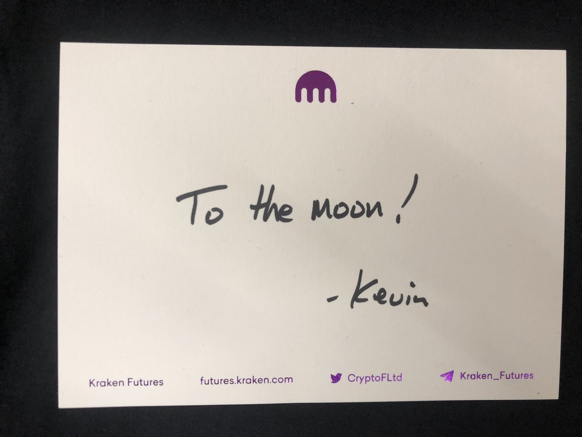 gunthardeniro's tweet image. @kevinhbeardsley i'm taking this as financial advice! 😂 Just received the amazing Kraken T-Shirt thanks you very much guys!!!! Your personal message was a gift in the gift! To the moon!!!!! @CryptoFLtd @krakenfx @Gunbot_Official