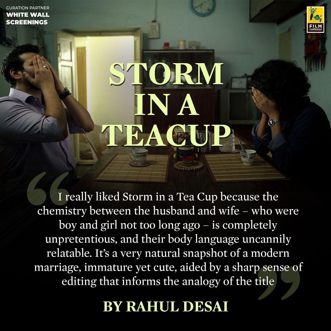FilmCompanion's tweet image. Still haven't watched #StormInATeacup? @ReelReptile tells you why you should watch it right now: bit.ly/35zJONv Stay tuned for our #SundayShowcase series with curation partner: @wwscreenings