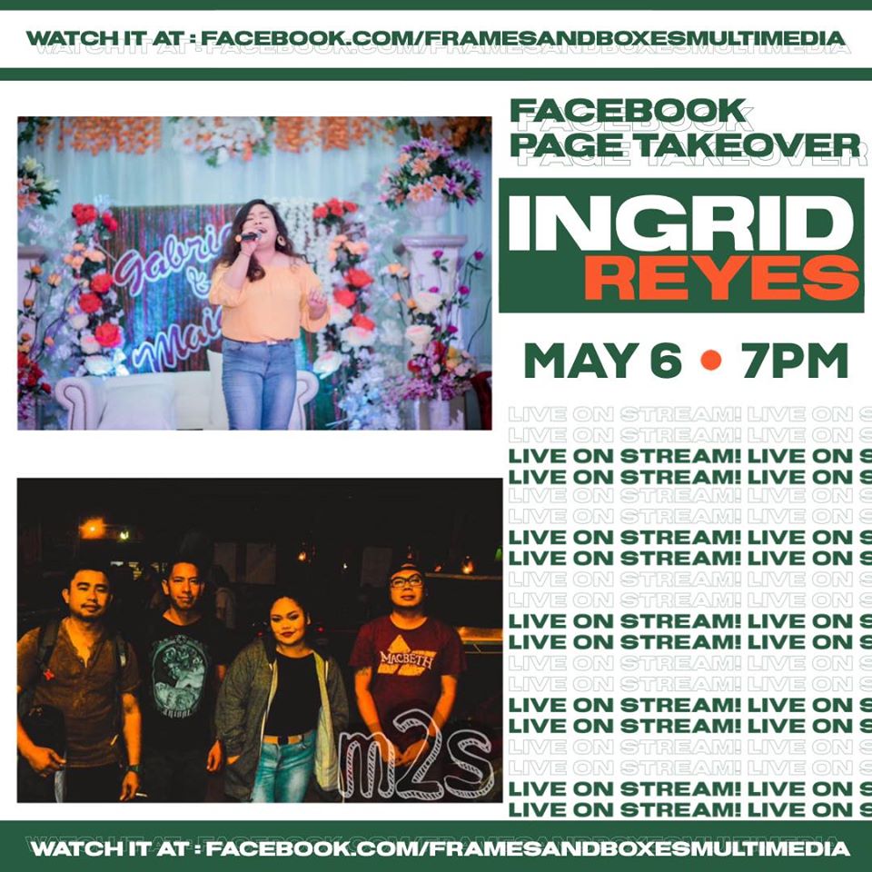 framesboxes's tweet photo. Frames and Boxes Facebook Live Takeover Featured Artist: Ingrid Reyes of JAI Acoustics 

TONIGHT AT 7PM‼️ 

#FxBLiveTakeover #FxBwithIngrid https://t.co/h8Uc1wyKuC