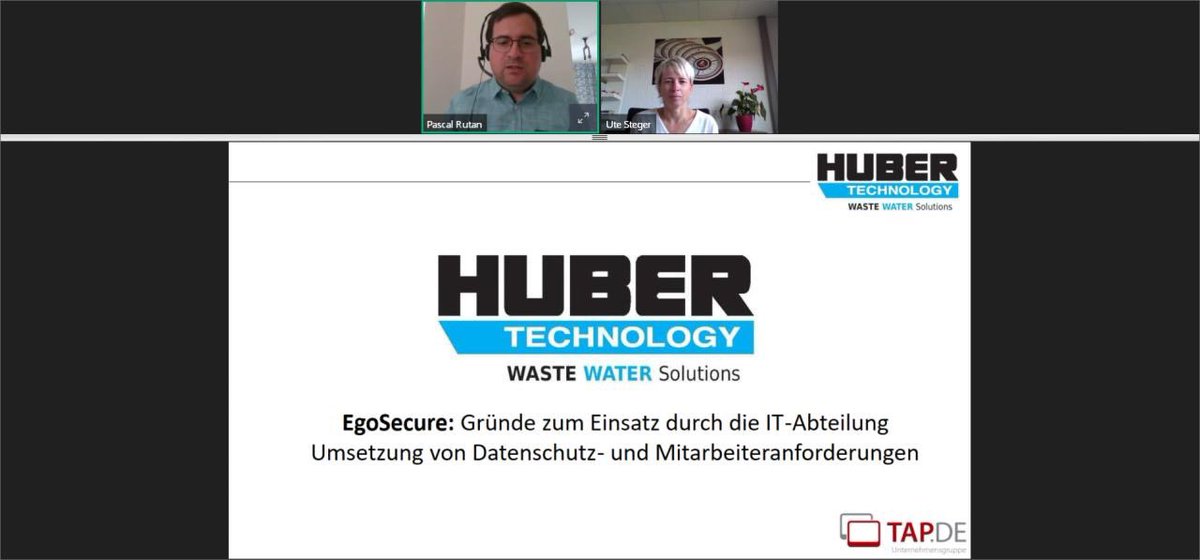 tap_de's tweet photo. #Matrix42 DIGITAL Experience Day 2020 -
Gemeinsam mit unserem Kunden #HuberSE präsentierten wir unser erfolgreich realisiertes Security Projekt. Vielen Dank an Herrn Rutan für den tollen Vortrag. Mehr unter 
https://t.co/dZ2b0Tqft2

 #egosecure  #endpointsecurity #cybersecurity https://t.co/fVP2xJE64G