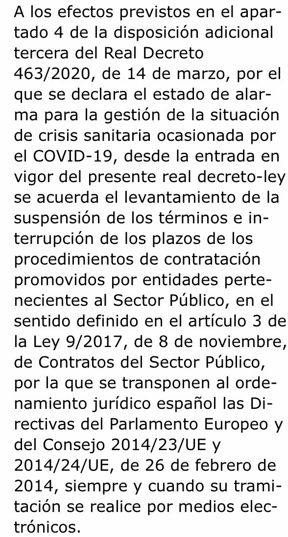 nuevadmon's tweet photo. CONTRATACIÓN ELECTRÓNICA 
✅En vigor: desde el 09 de marzo de 2018 hasta el 14 de marzo de 2020
❌Suspendida: Desde el 14 de marzo de 2020 hasta el 6 de mayo de 2020 (¿POR QUÉ?
✅En vigor: desde el 7 de mayo de 2020 https://t.co/lE31J5yweo