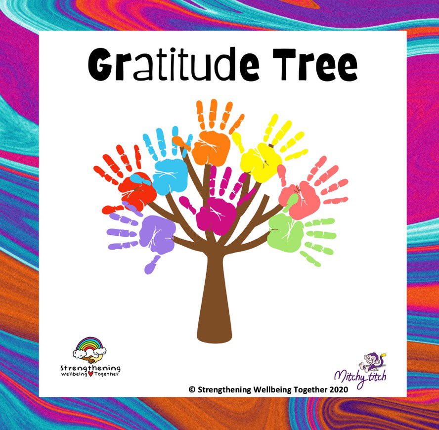 Shoreside1234's tweet photo. For Wellbeing Wednesday, this week, why not have a go at completing a Gratitude Tree kindly developed by @WellbeingTogeth and @MitchyTitchYoga, to help you reflect on who and what you are thankful for, especially at this time. #reflection #mindful #shoresidehomelearning https://t.co/JXVq3bwg4k