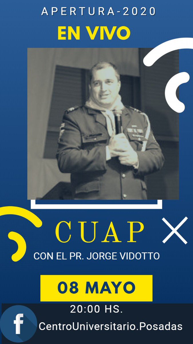 CuapPosadas's tweet photo. Este viernes 08 de mayo. Volvemos con todo, virtual pero volvemos!. https://t.co/vsaflCxY1J