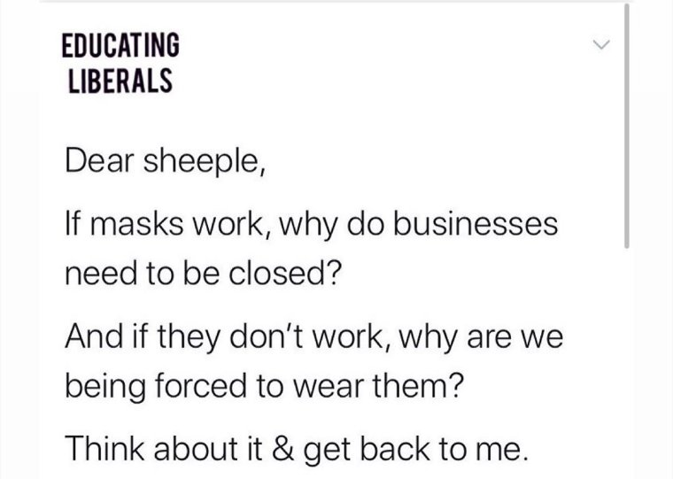 801Duffman's tweet image. #MasksDoNotWork or do they?