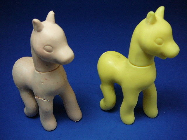 imagesivefound's tweet photo. Original wax sculpts for the second generation of My Little Pony toys, late 1990s https://t.co/7eR2zSUtkt