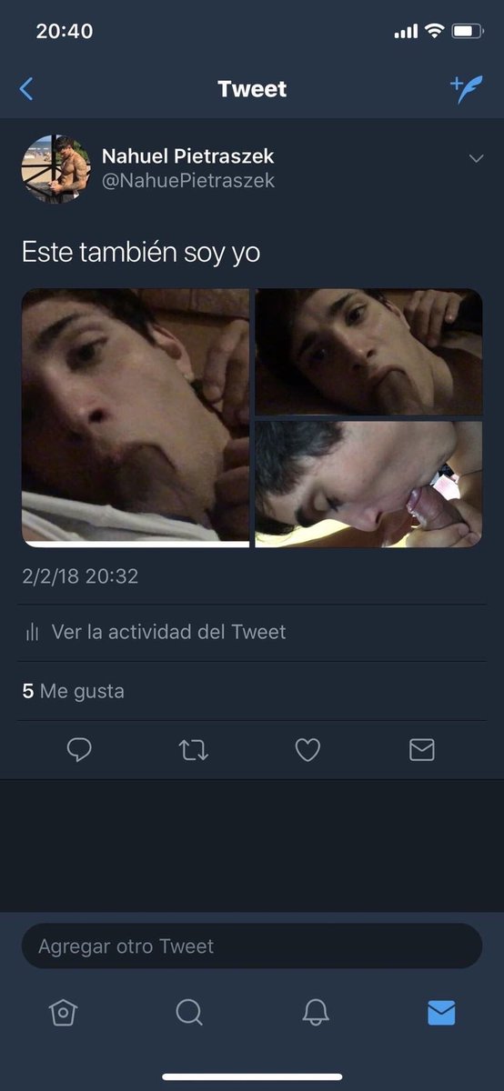 nahuelelviolin's tweet photo. @NahuePietraszek al menos aviso que  gustaban los hombres xD https://t.co/EmF8Heu7v5