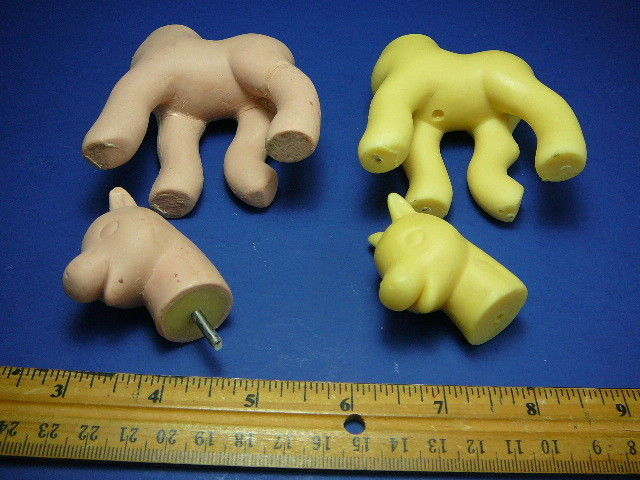 imagesivefound's tweet photo. Original wax sculpts for the second generation of My Little Pony toys, late 1990s https://t.co/7eR2zSUtkt