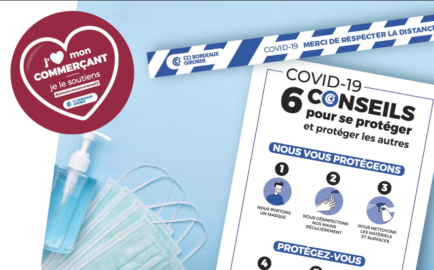 CCIBdxGironde's tweet photo. #jaimemoncommerce33 La #CCIBordeauxGironde distribue 900 kits #repriseactivité pour les #commerçants 
😷#masques 💧#gel hydroalcoolique 
🚧ruban marquage #sécuritésanitaire 📃affiches conseils #clients❤️ sticker "J’aime mon commerçant"
👍https://t.co/MHJ8g0wrdn
@ccifrance https://t.co/CX847TBxtV