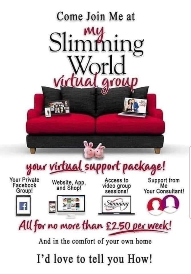JoneneF's tweet image. #slimmingworld #Virtual #virtualgroup #JoinUs #weightlosstransformation #weightlossjourney #weightlossmotivation