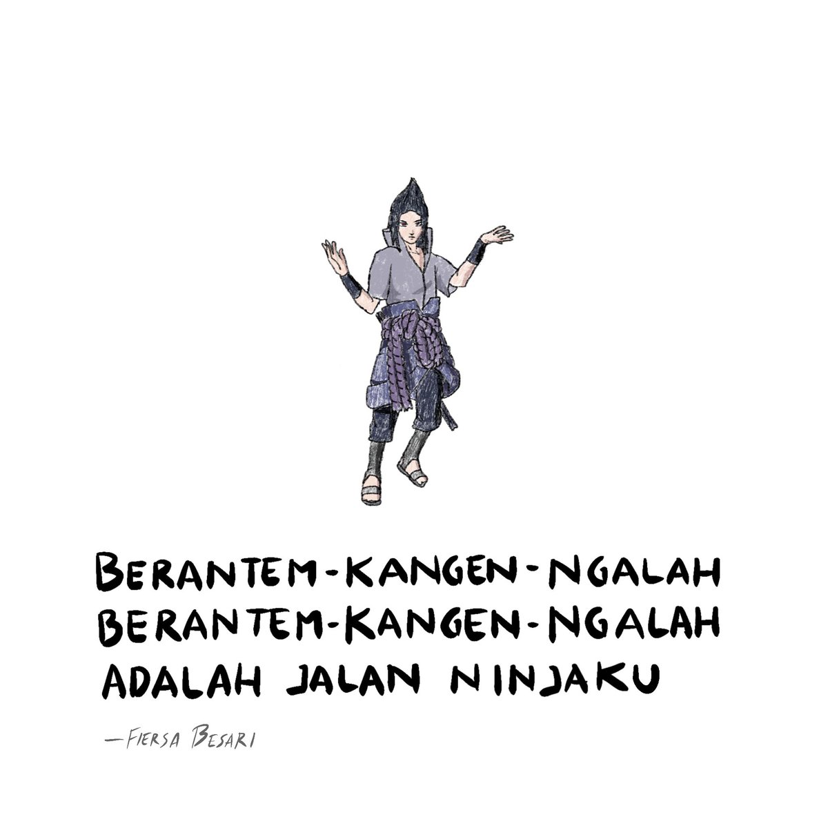 Jago banget ngilang, kayak ninja