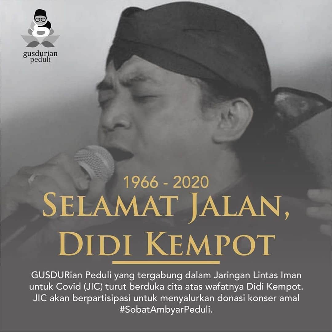GusduriaS's tweet photo. Turut berdukacita dan berbelasungkawa...
#GUSDURianPeduli #GUSDURianSumedang #didikempot https://t.co/zRs9G71H9E