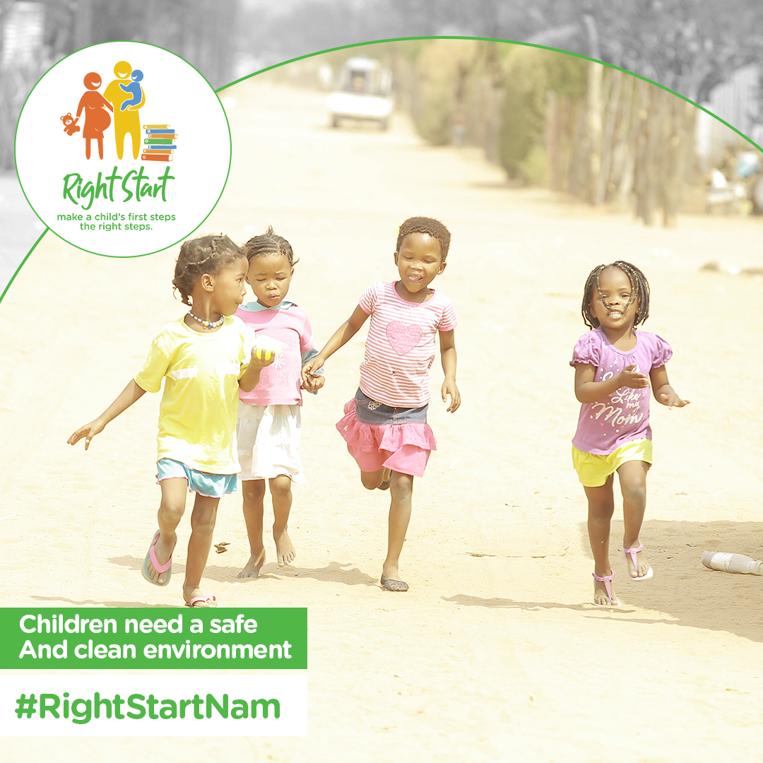 RightStartNam's tweet photo. Playtime is important for the development of children, it is up to us as caretakers to make sure the environment is safe and clean.
To find out how you can play your part, visit https://t.co/Io1zkQ59n4
Make a child’s first steps the right steps!
#RightStartNam https://t.co/j1rzJdMN1x