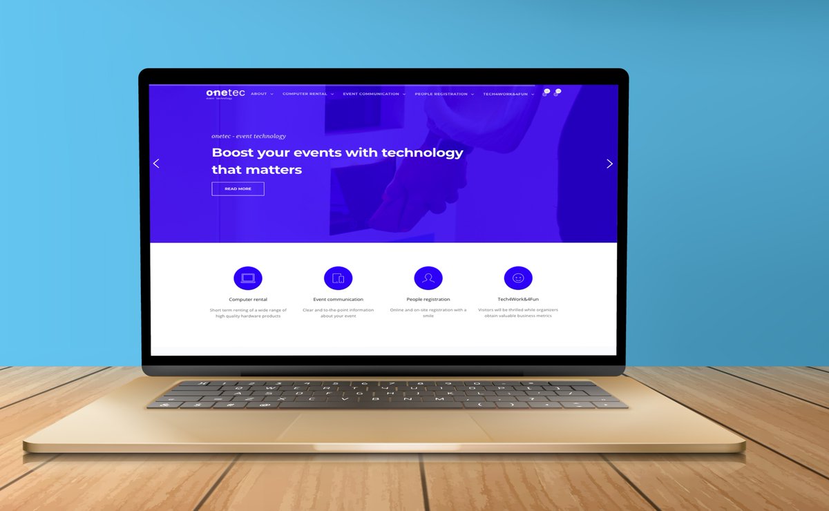OneTecEvent's tweet photo. Our new #website is online ! Take a look on it #onetec @OneTecEvent #eventtechnology 
👉https://t.co/ISJT9YCp6e https://t.co/ElPFEDvIN9