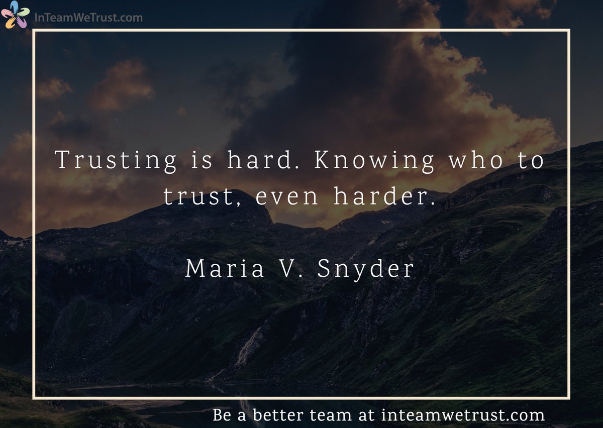 AlexeyPikulev's tweet photo. What helps you choose who to trust? Gut feeling, knowledge or common values?
#inteamwetrust #trusttips #trustquotes https://t.co/lz2Em9KKMJ